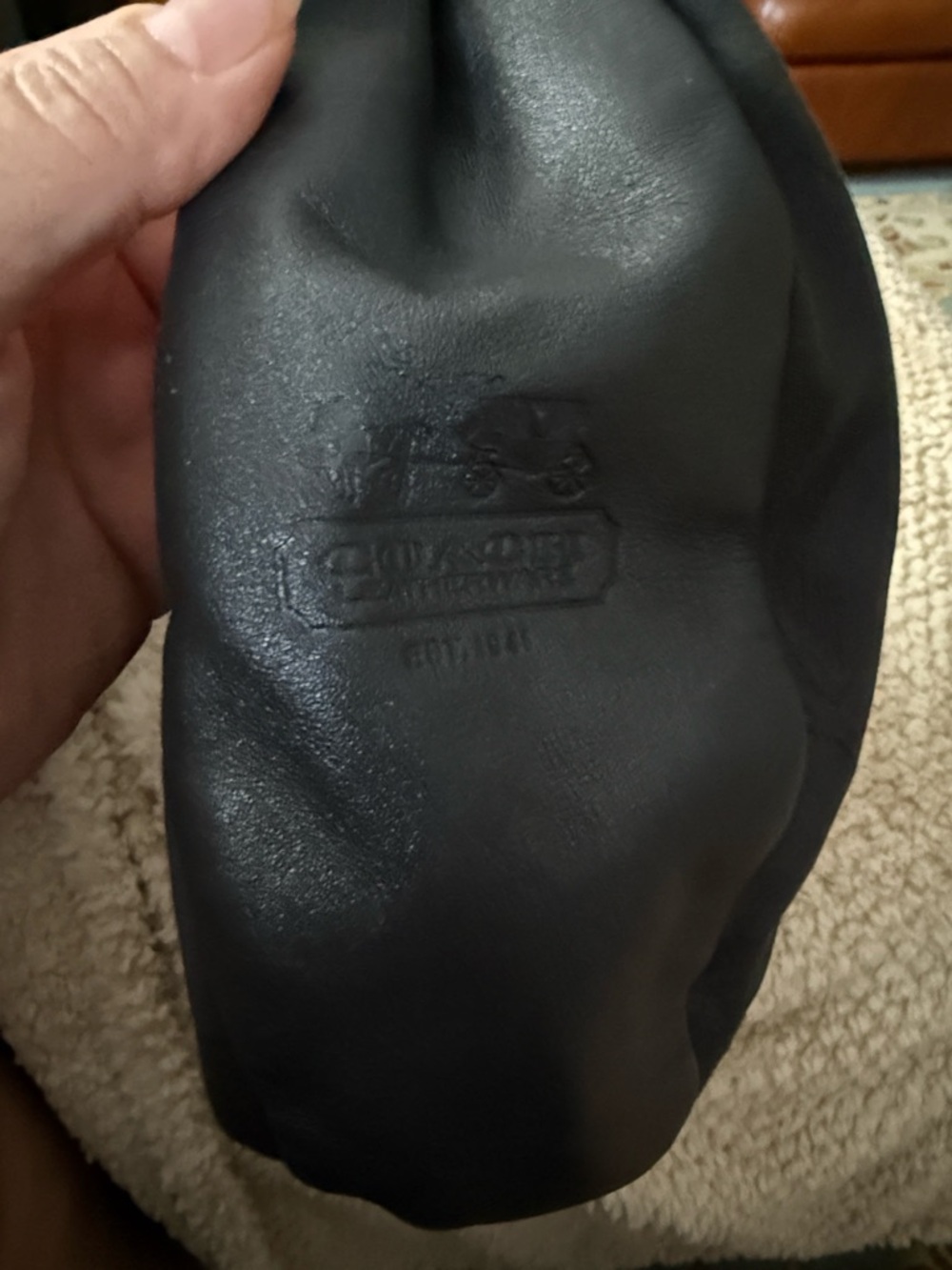 Coach Black Signature Jacquard & Leather Shoulder Hobo - Picture 7 of 10